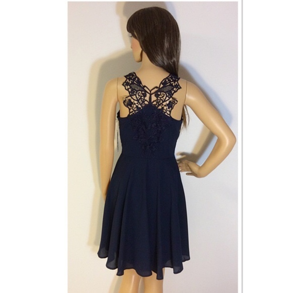 ALTAR'D STATE GORGEOUS NAVY DRESS - Picture 3 of 4